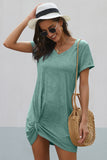 Easy Effortless and Elegant Triblend Side Knot Dress