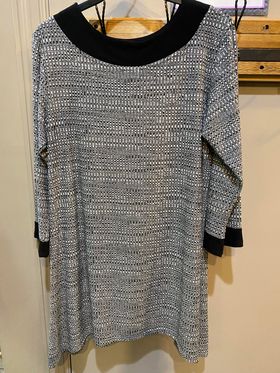 Black and Charcoal Tunic - Magna