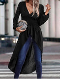 High-Low Black Topper