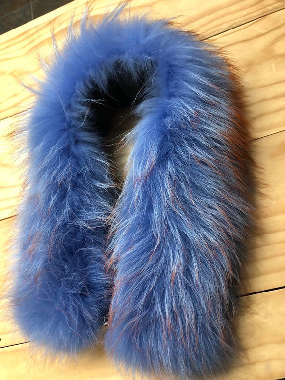 Hawiain Blue Fox Fur collar