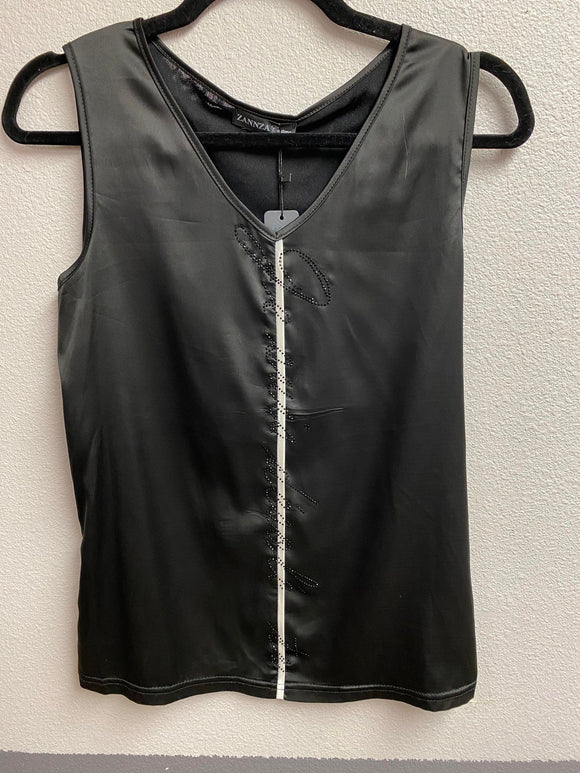 Zannza Couture Silk Bling Tank