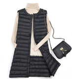 Extra Thin Long Puffer Vest