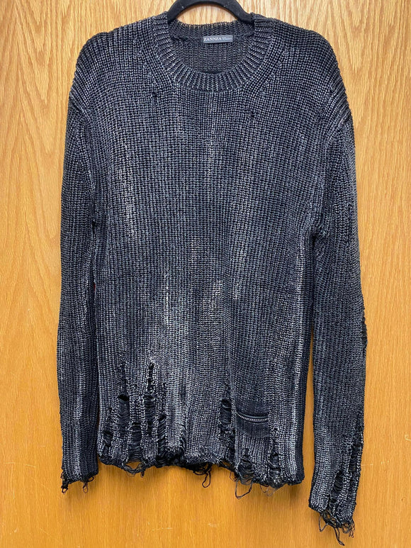 Black Grunge Sweater - One Size