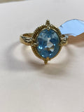 Gemstone Ring - 2 colors - in gold