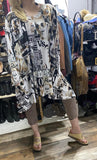 Taupe and Black Magazine Tunic - Magna