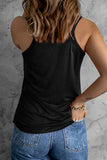 Double-Strap Notched Neck Tank