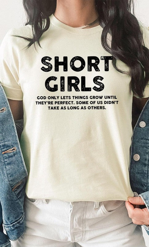 DS Short Girls Grow Until Perfect PLUS Graphic Tee IO