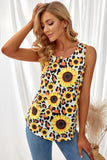 Sunflower Scoop Neck Tank