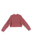 DS Melange multicolor crop sweater top