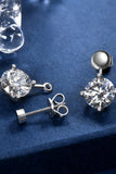 Adored 4 Carat Moissanite Drop Earrings