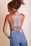 DS Tattoo Mesh Racerback Bralette