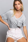 DS Girly Meets Basic Short Sleeve Top