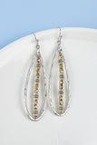 DS METAL BEADS WIRE WRAPPED EARRINGS