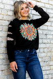 Graphic Leopard Patch Sweatshirt