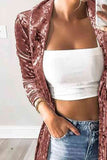 Open Front Long Sleeve Longline Cardigan
