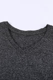 Girls Twisted V-Neck Short Sleeve Dress
