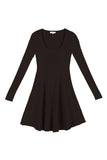 DS Knitted fit and flare dress