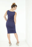 Ruched Pencil Dress - 3 Colors