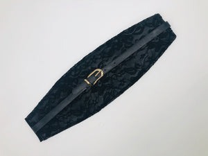 Black Lace/Buckle Belt