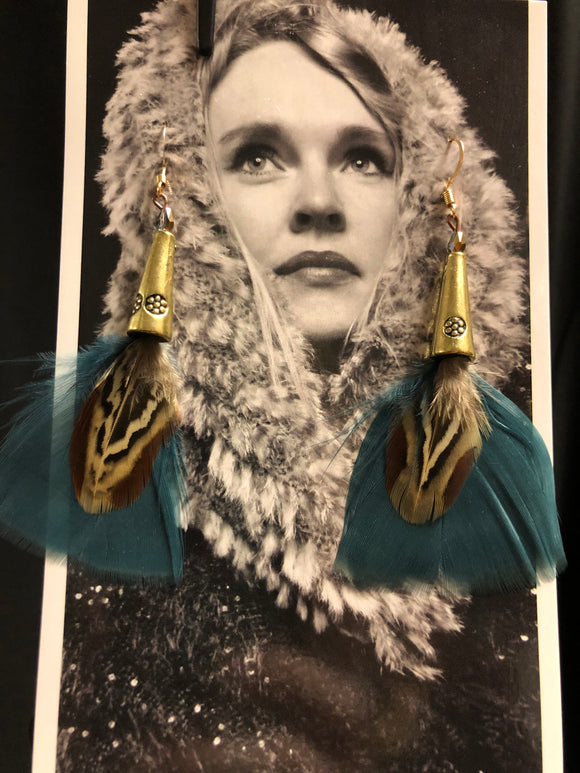 Handmade Feather Earrings