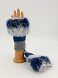 Genuine Rex Rabbit Fingerless Gloves