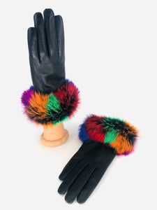 Rex Rabbit Leather Gloves - 4 Colors