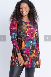 Jewel Tone Mandala Tunic