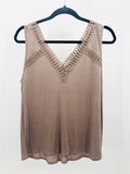 Summertime Tank with Neckline Detail - 3 Colors