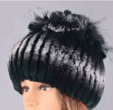 Rabbit Fur Hat - 3 Colors