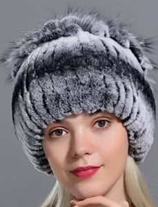 Rabbit Fur Hat - 3 Colors