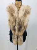 Fox Fur & Leather Vest