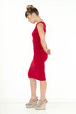 Ruched Pencil Dress - 3 Colors