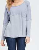Long Sleeve Thermal Top - 2 Colors