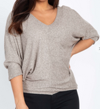 Dolman Sleeve Sweater - 3 Colors