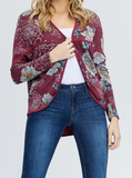 Contract Back Floral Cardigan - 2 Colors