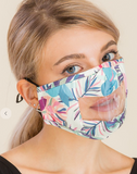 Face Mask With Clear Mouth - 6 Colors