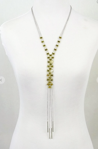 Y Shaped Interwoven Necklace