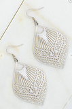 Filigree Stamping Earrings - 2 Colors