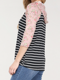 Contrast Raglan Sleeve Hoodie - 2 Colors