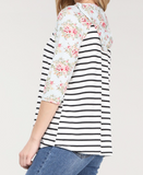 Contrast Raglan Sleeve Hoodie - 2 Colors