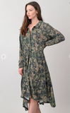 Knit Printed Midi Dress/Jacket - 2 Colors