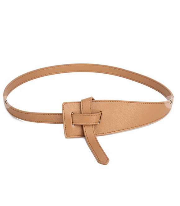 Leather Tie Belt - 2 Colors