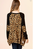 Cheetah Print Tunic Top