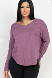 Dolman Sleeve Brushed Knit Top - 6 Colors