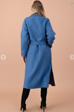 Collared Wool Coat With Belt