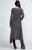 Asymmetrical Hi-lo Knit Dress