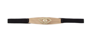 Eye Metal Plate Elastic Belt