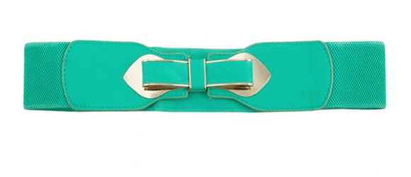 Bow Accent Elastic Belt - 2 Colors