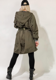 Long Hoodie Jacket with Pockets- 2 Colors