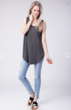 Two-Tone Crepe Tank - 2 Colors